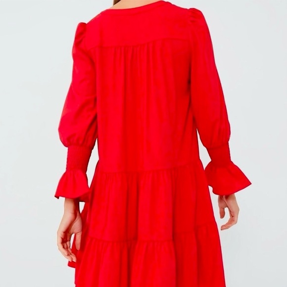 Pomander Place Scarlet Ted Tiered V-Neck Dress - Picture 8 of 8
